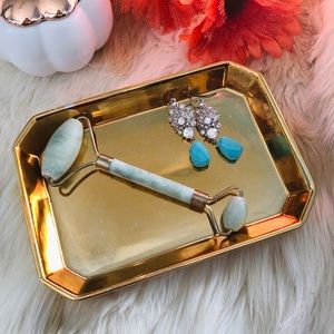 Gold Catch All Ceramics Tray